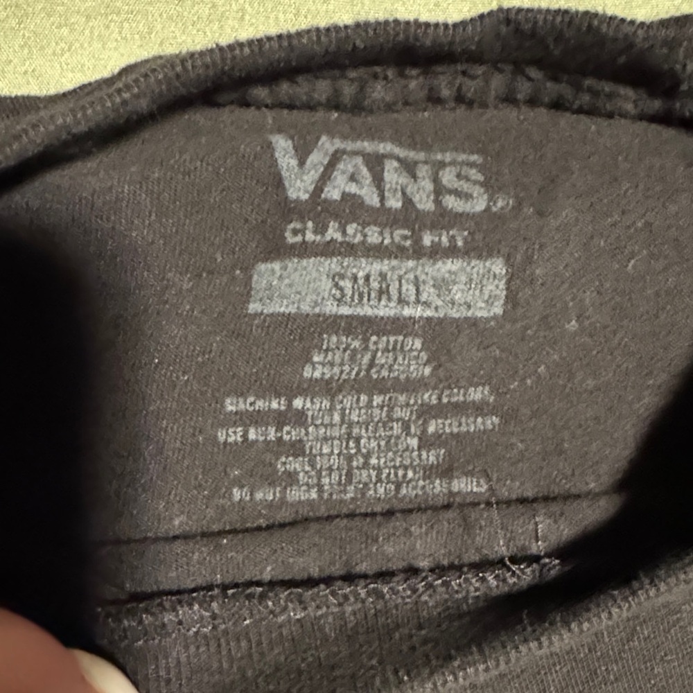 Vans Black Tee with Skeleton Drinking Beer - Picture 2 of 5